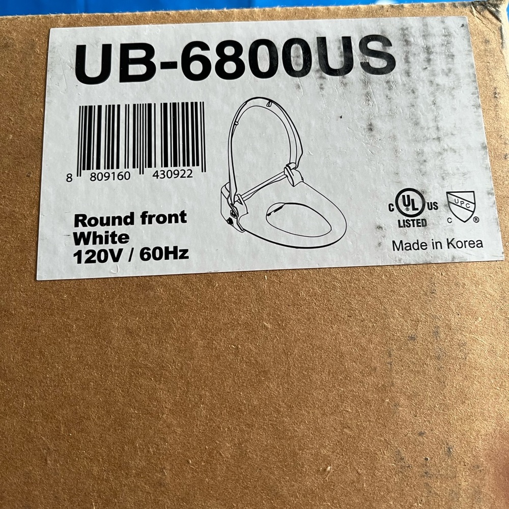 Bio Bidet USPA 6800
 round w/ remote control